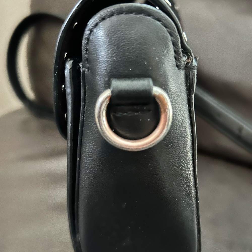 Coach Black Saddle Bag - Picture 4 of 7
